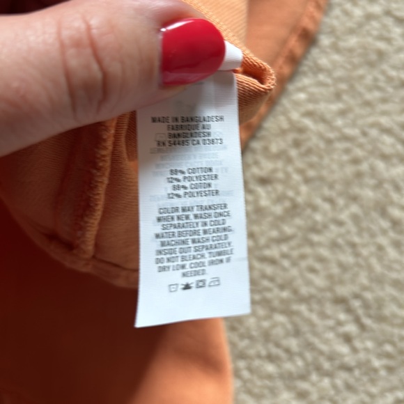 Aerie Tangerine Skater Skirt - Picture 3 of 3